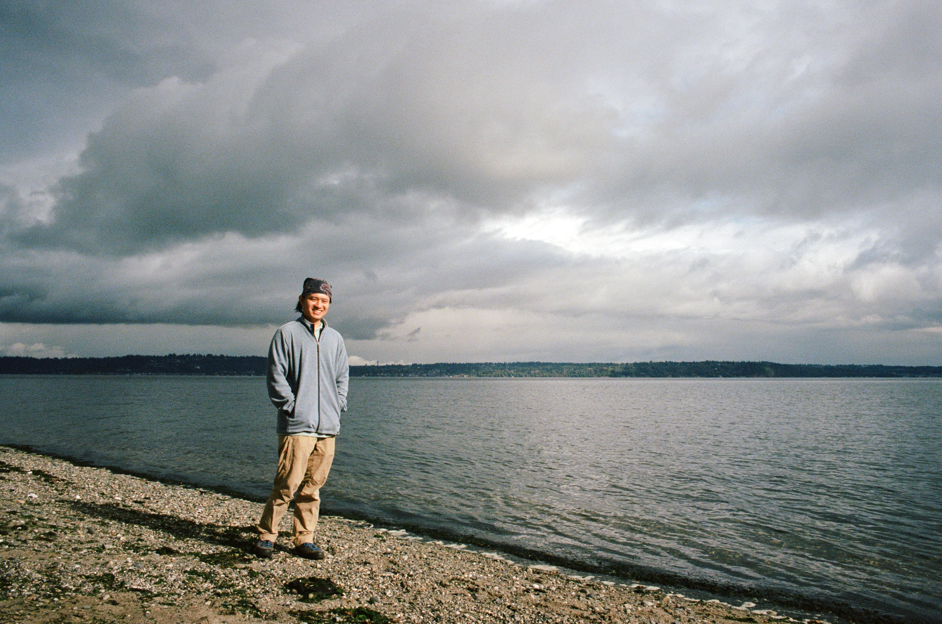 me on beach