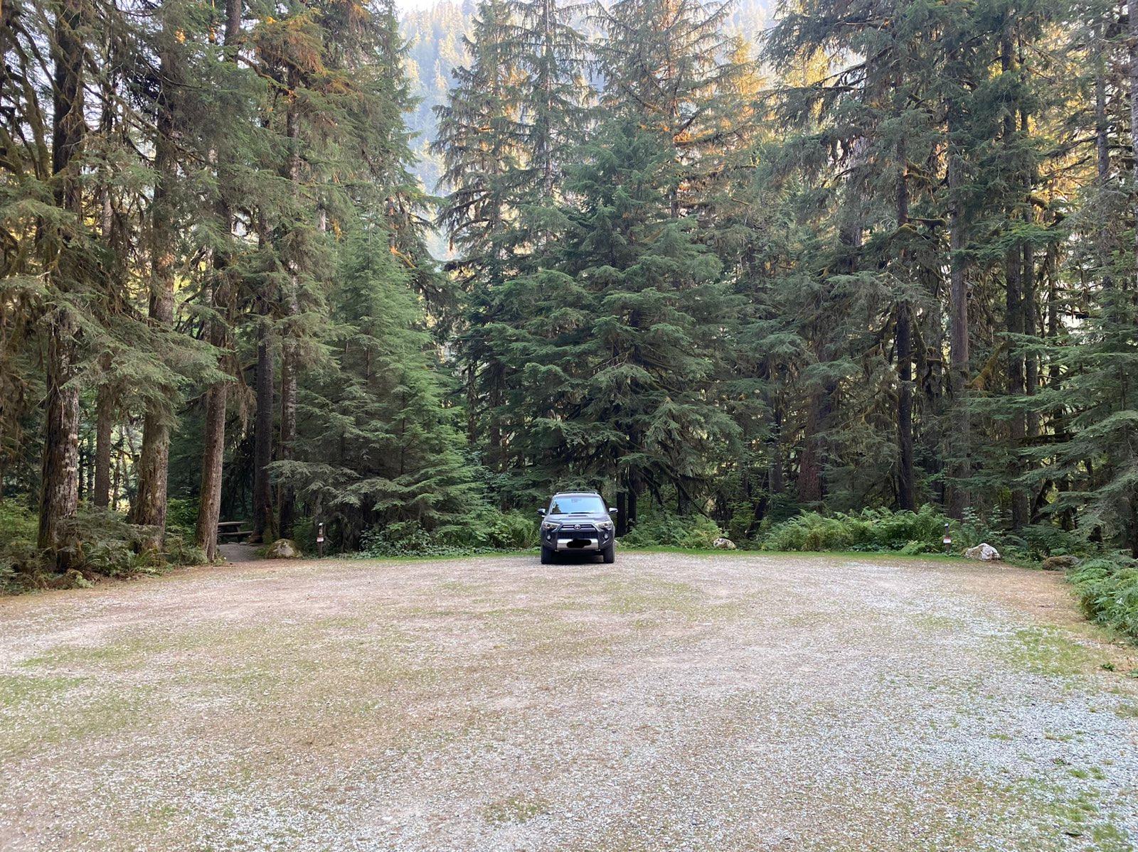 circle campground parking
